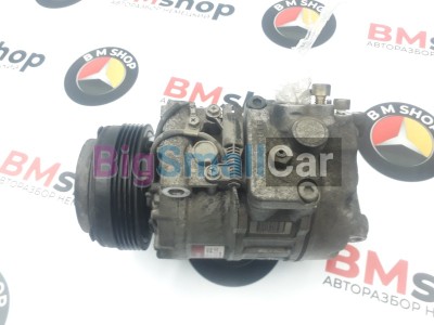 Компрессор кондиционера BMW 523i 1999 E39 M52B25tu 64526910458 - купить Белой Глине