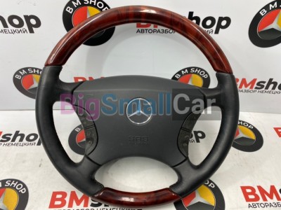 Руль Mercedes S350 2003 W220 112.972 А2204601603 - купить Белой Глине