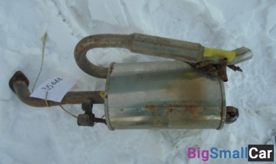 Задняя часть глушителя от Chevrolet Spark M200 2005-2010 - купить Белой Глине