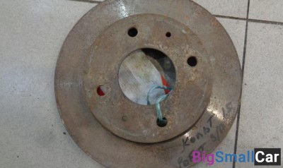 Диск тормозной задний от Mitsubishi Colt Z3 2002-2012