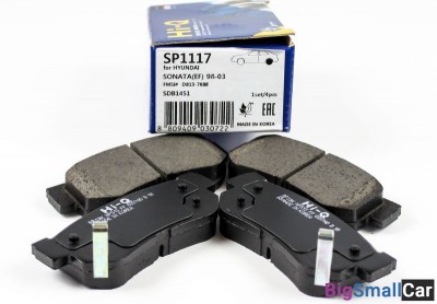 Колодки тормозные задние Hunday Sonata SP1117 - купить Белой Глине