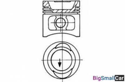 Поршень поштучно mopisan MP896510 1.3 MH HK 75.0 плюс 0
