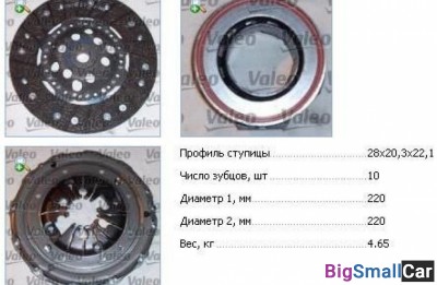 Комплект сцепления LUK 622197600 220mm 1.8T