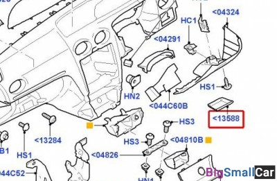 Коврик на парприз ford 1355548