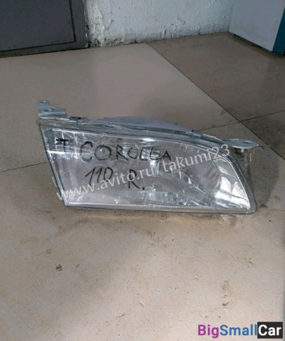 Фары на Тойота Королла 110