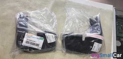 Брызговики передние Honda Civic 4d - купить Белой Глине