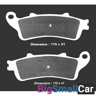 Тормозные колодки Nissin 2P-250NS - купить Белой Глине