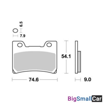 Тормозные колодки, передние Sinter / SBS 665HS - купить Белой Глине