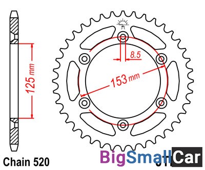 Звезда ведомая JT JTR210.39 - купить Белой Глине