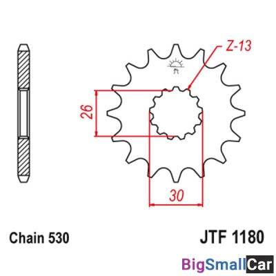 Звезда ведущая JT JTF1180.17 - купить Белой Глине