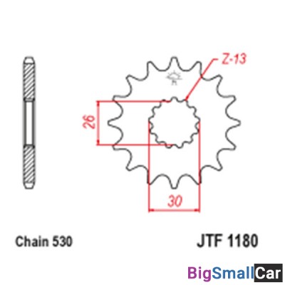 Звезда ведущая JT JTF1180.18 - купить Белой Глине