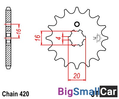 Звезда ведущая JT JTF546.13 - купить Белой Глине