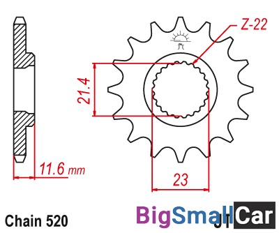 Звезда ведущая JT JTF583.15 - купить Белой Глине