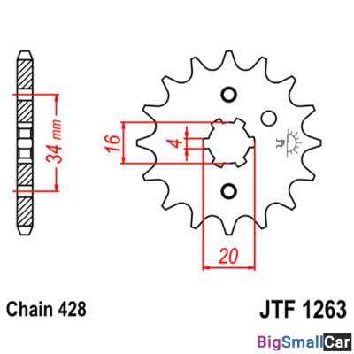 Звезда ведущая JT JTF1263.16 - купить Белой Глине