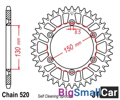 Звезда ведомая JT JTA251.50 - купить Белой Глине