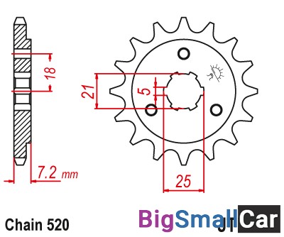 Звезда ведущая JT JTF437.14 - купить Белой Глине