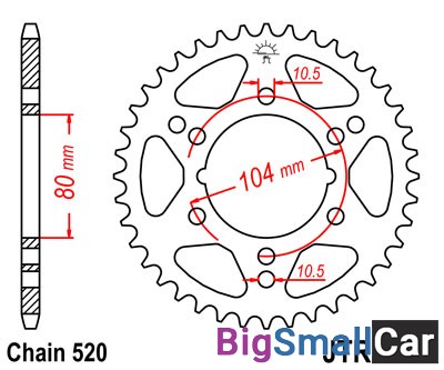 Звезда ведомая JT JTR1478.40