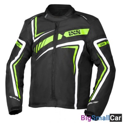 Куртка текстиль IXS Sport Jacket RS-400 ST blk/green XL X56042-371-XL - купить Белой Глине