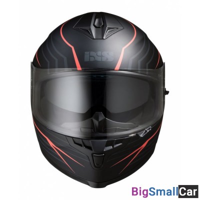 Шлем IXS HX1100 2.1 blk/matt/red XL X14075-M32-XL