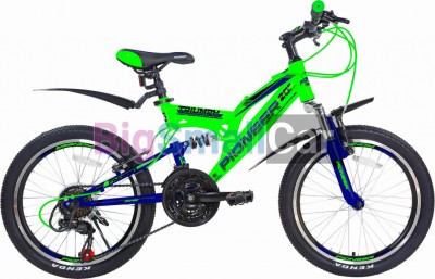 Дорожные велосипеды PIONEER TRIUMPH 20/13 green-blue-black