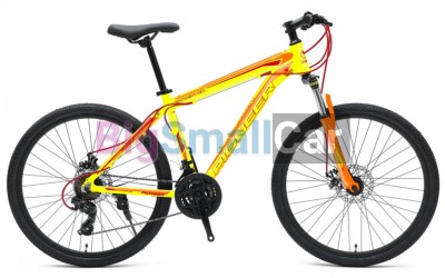 Горные велосипеды PIONEER FORESTER 26/16 lemon-orange-red