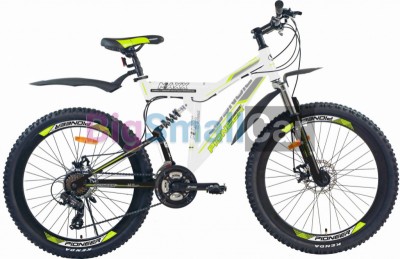 Дорожные велосипеды PIONEER MAXX 26/18 white-black-green Дорожные велосипеды PIONEER MAXX 26/18 white-black-green