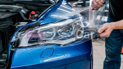 Оклейка Volvo V60 антигравийной пленкой (Защита кузова) - фото товара Оклейка Volvo V60 антигравийной пленкой (Защита кузова) - купить Белой Глине