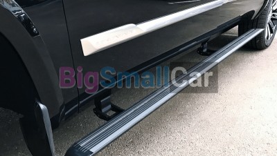 Выдвижные электрические пороги на Toyota LC100